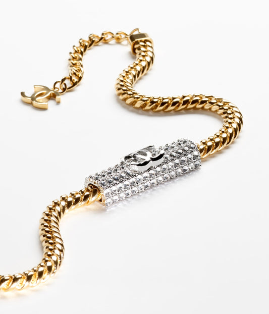 18K Chanel Diamonds Chain Necklace