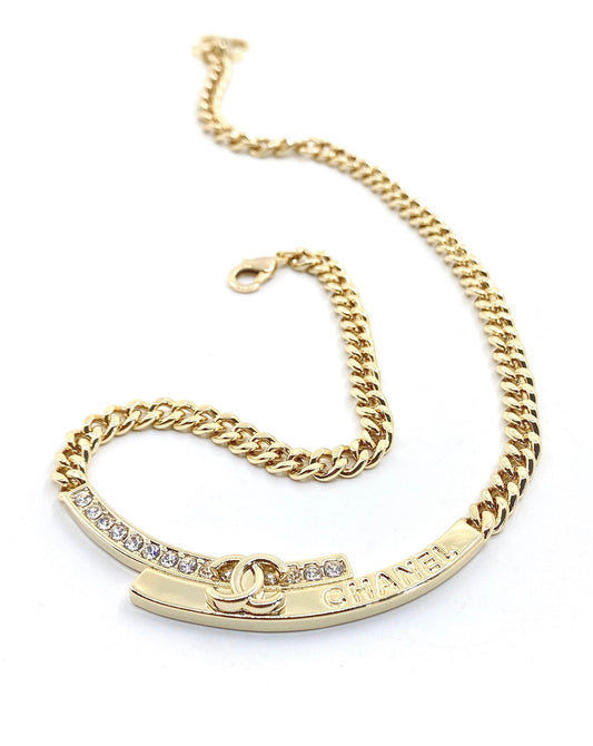 18K Chanel Diamonds Choker Necklace