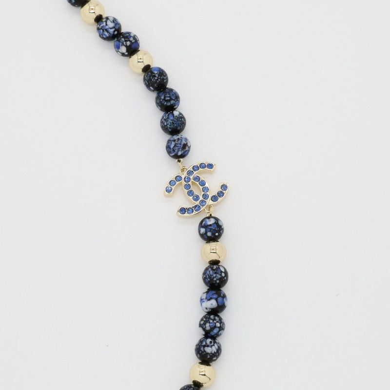 18K Chanel Blue Pearl Necklace