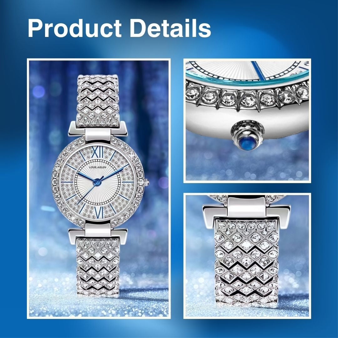 Full-Diamond Luminous Water-Resistant Watch