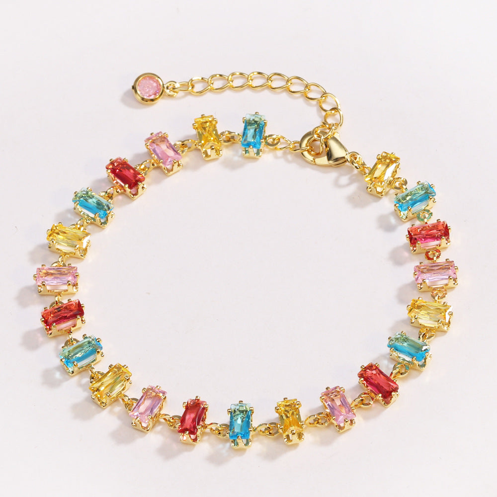Vibrant Multi-Cut Gema Bracelet