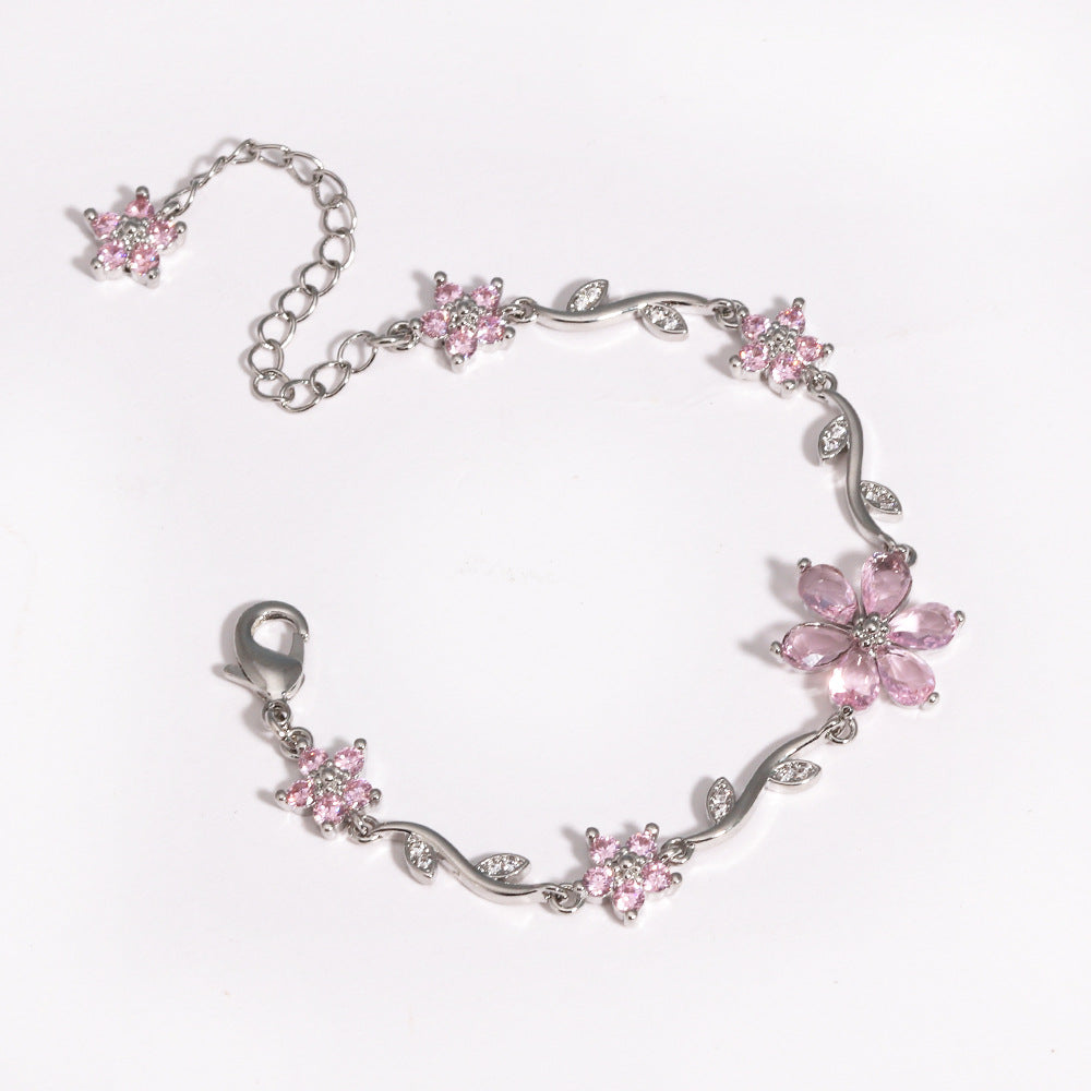 Blooming Color Crystal Bracelet