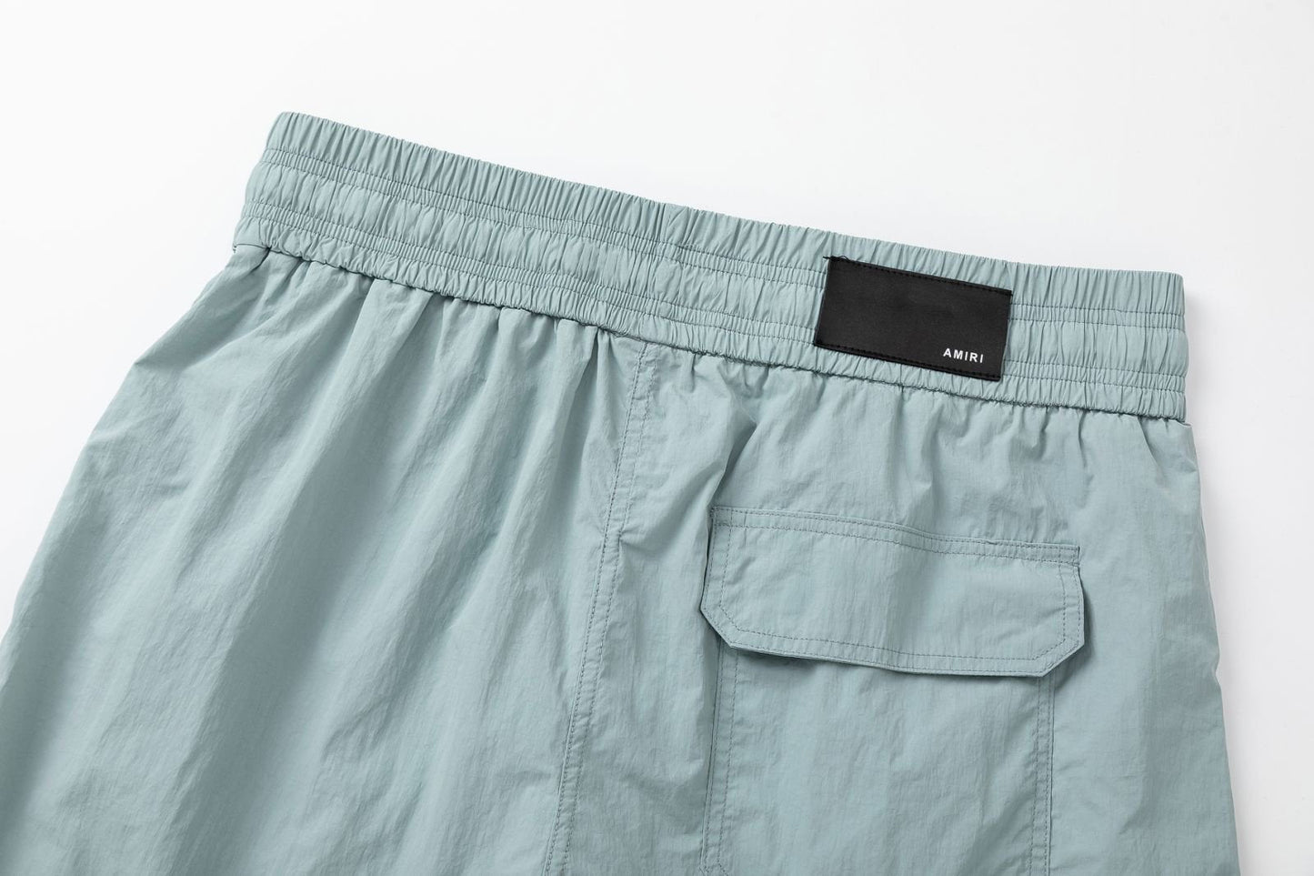 AMRI Starburst logo shell swim shorts