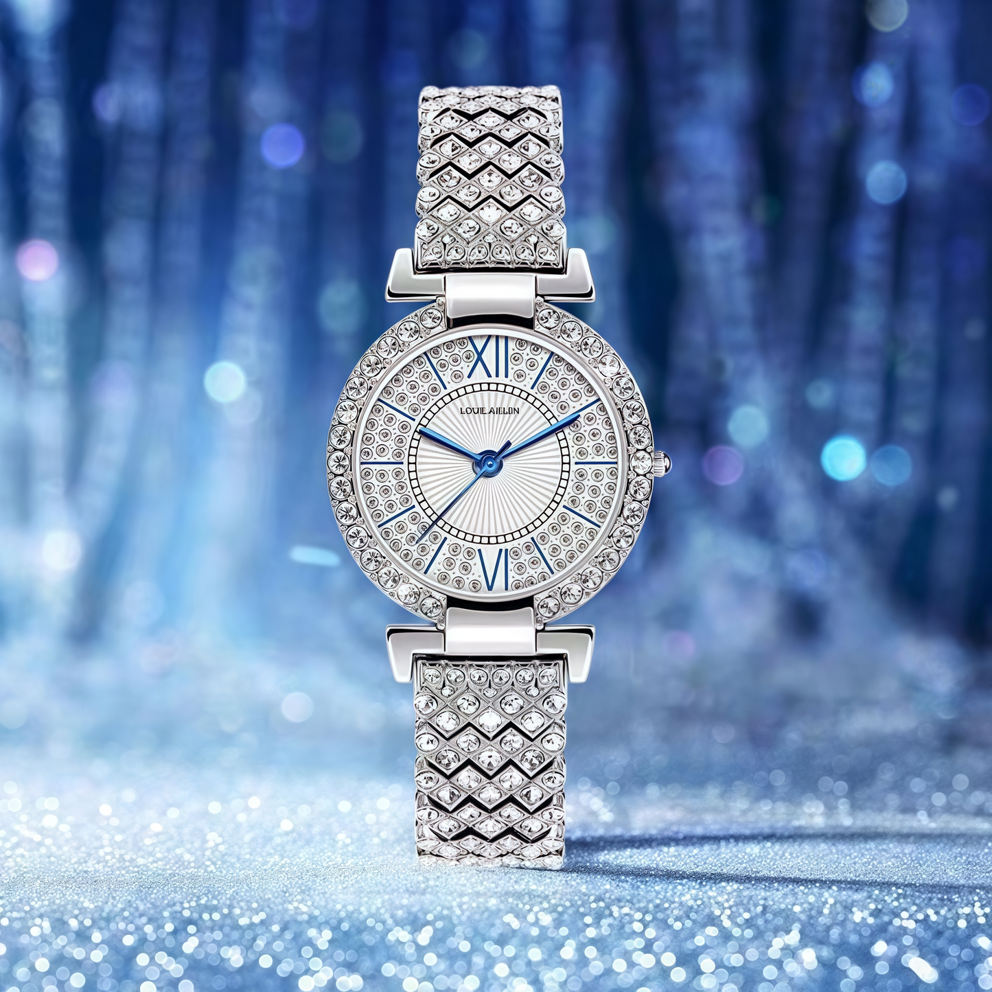 Full-Diamond Luminous Water-Resistant Watch
