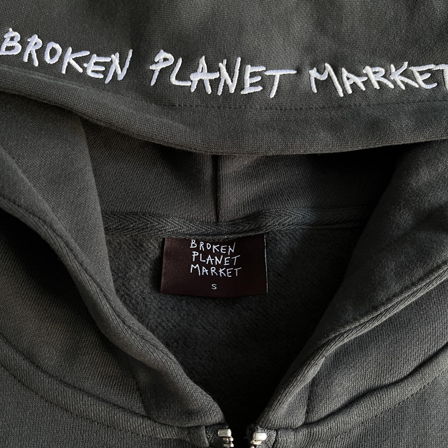 Broken P Skeleton Zip Up Hoodie