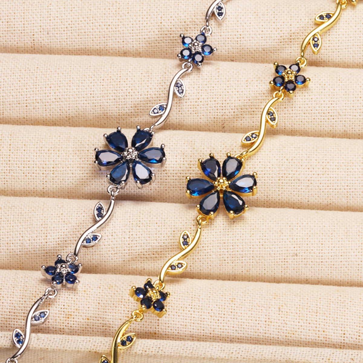 Blooming Color Crystal Bracelet