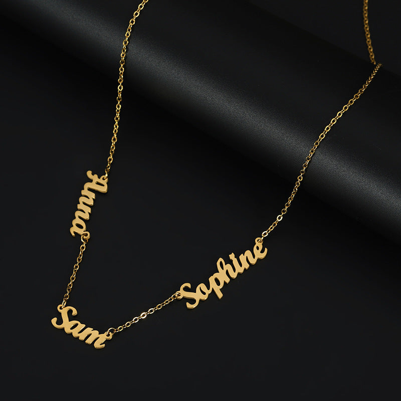 Personalized Name Necklace with 1-6 Names ¨C 20 Fonts Available