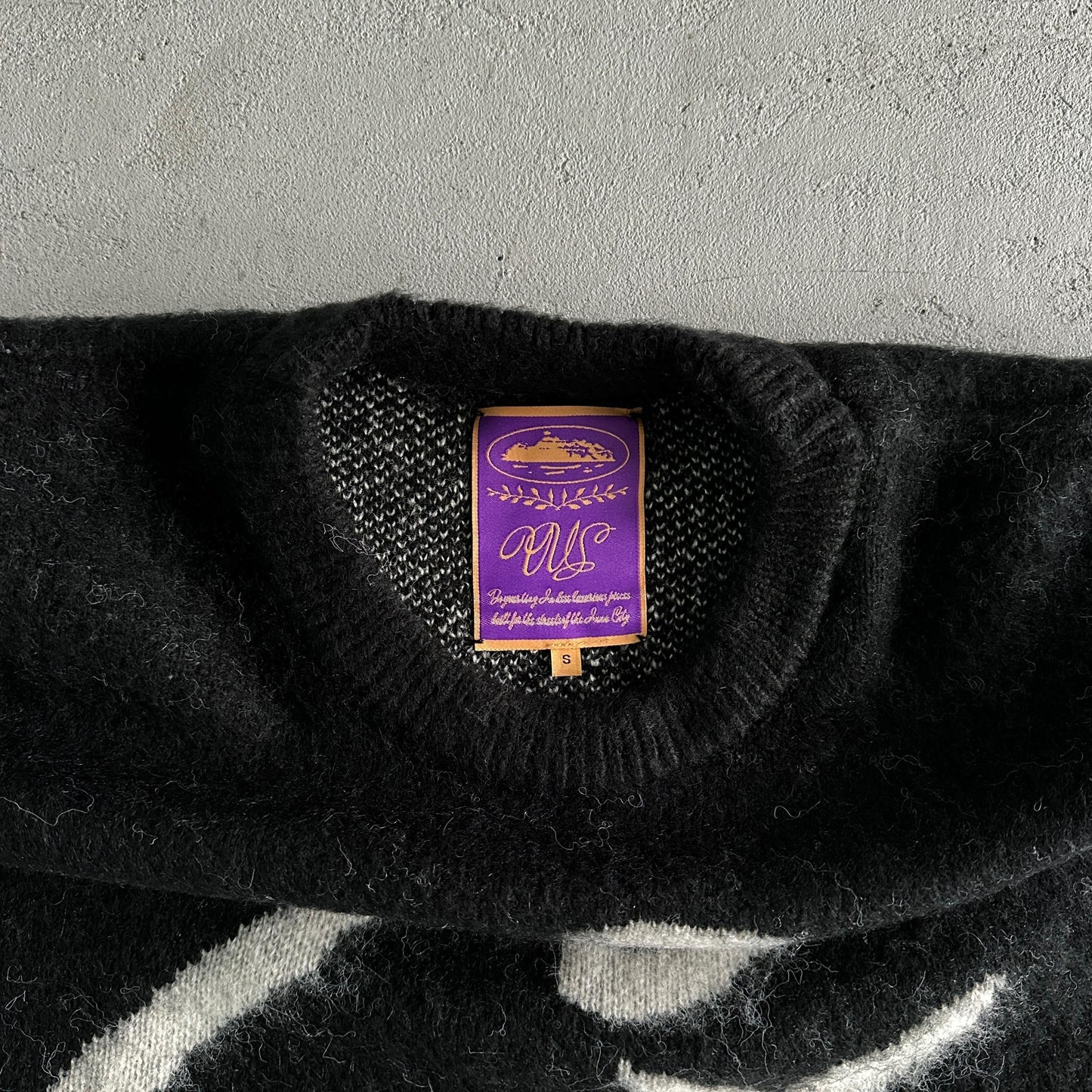 Corteiz c star mohairknit sweater